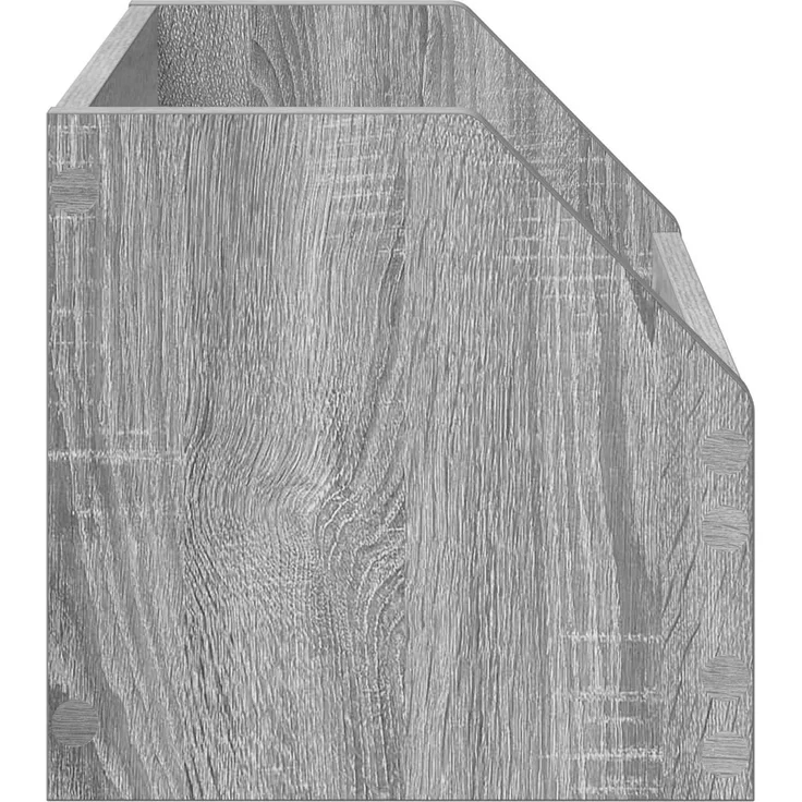 vidaXL Vinyl Album Box 2 Stk. Sonoma-Grau 38 x 30 x 29 cm 8012821 – Bild 6