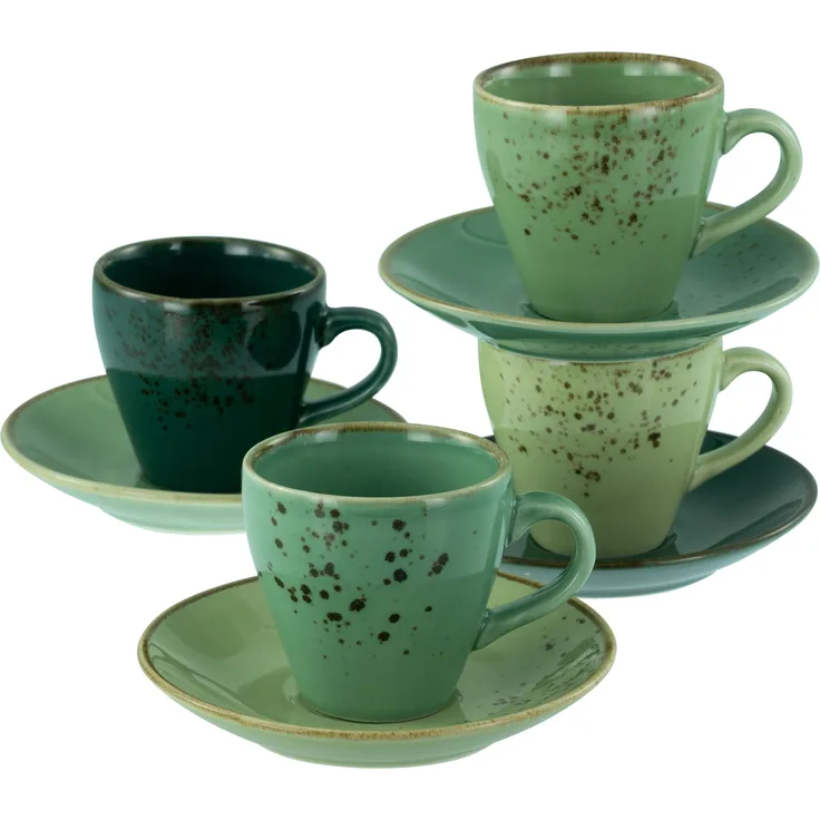 Nature Collection Green Life, Espressotassen 8-tlg
