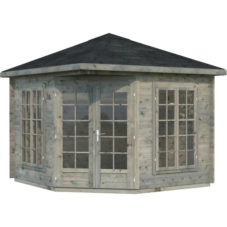 Palmako Holz-Pavillon Melanie 280x280 cm inklusiveFußboden Holzpavillon