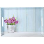 Kesper Serviertablett Tulpen 50 x 35 x 4. 5 cm