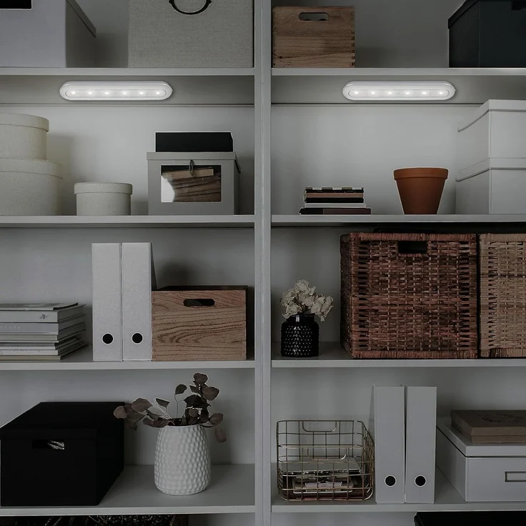 LED Unterbauleuchte Row Push Light batteriebetrieben, silberfarben – Bild 5