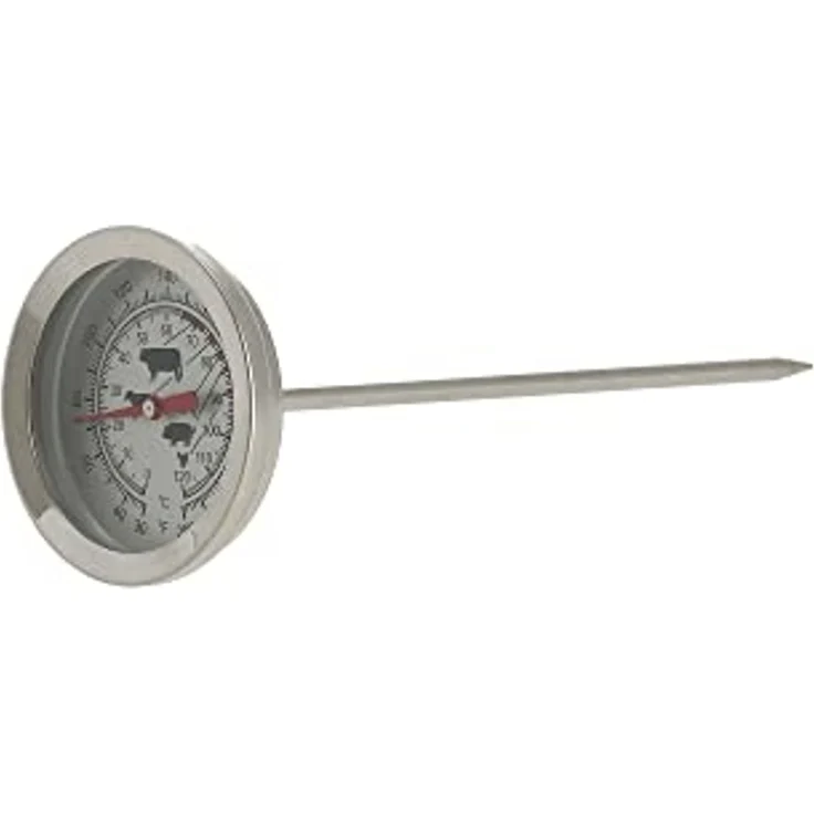Vielseitiges, hochwertiges Fleischthermometer aus Edelstahl mit klarer Skala – Bild 3