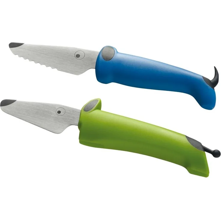 Kuhn Rikon KinderKitchen Messer-Set 2-tlg. grün / blau