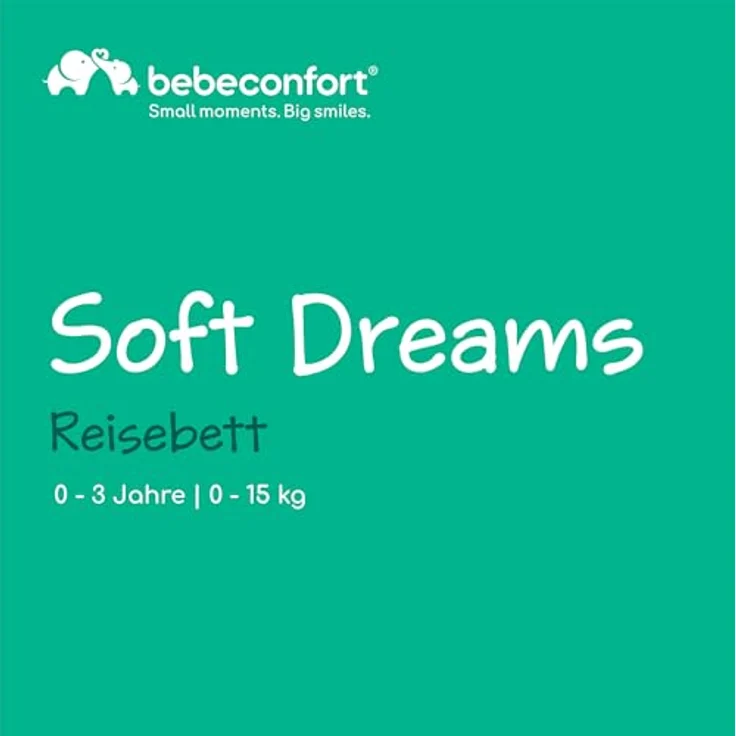 Bebeconfort Reisebett Soft Dreams, Zusammenklappbares Kinder-Reisebett inkl. Transporttasche, Höhenverstellbar und inkl. Matratze, nutzbar ab der Geburt bis ca. 3,5 Jahren (bis 15 kg), Navy Blue – Bild 3