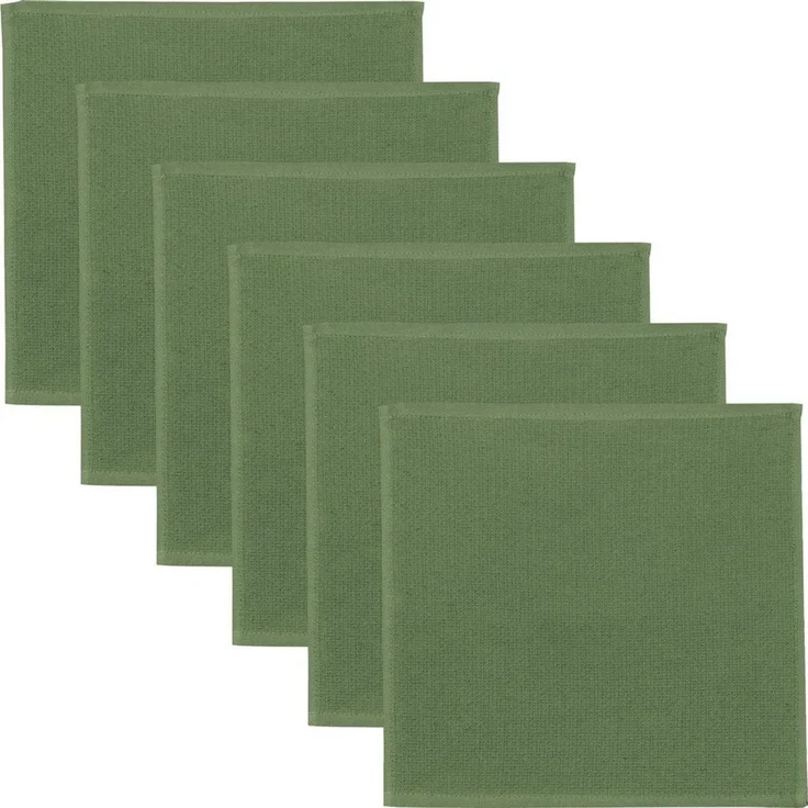 Erwin Müller Geschirrtuch Spültuch 6er-Pack, Baumwolle Uni – Bild 1