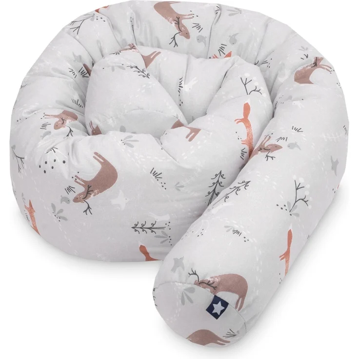 Julius Zöllner Bettschlange aus Baumwolle, Standard 100 by Oeko-Tex, Made in Germany, Gr. 180 cm, Woodlife – Bild 1