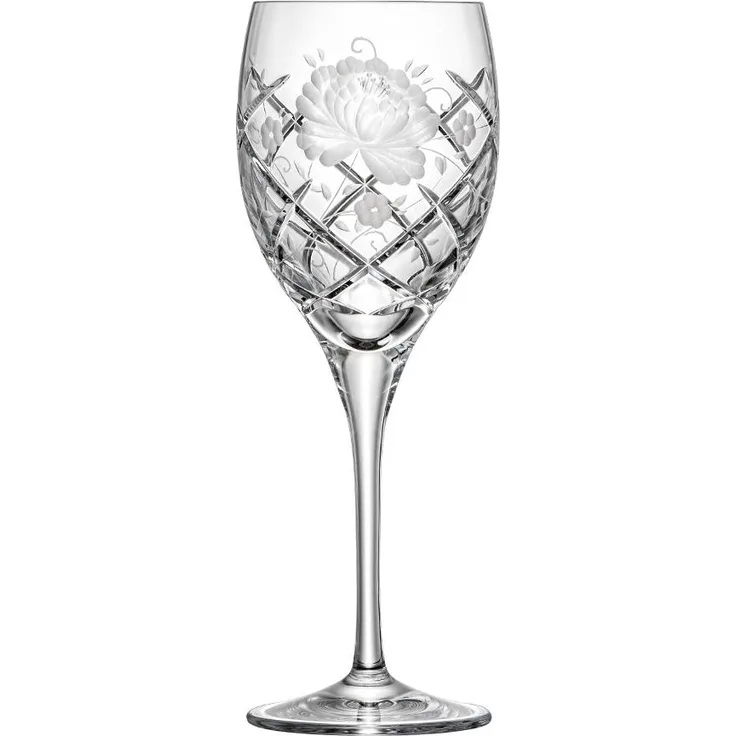 Rotweinglas Kristall Sunrose Gold clear (24 cm)