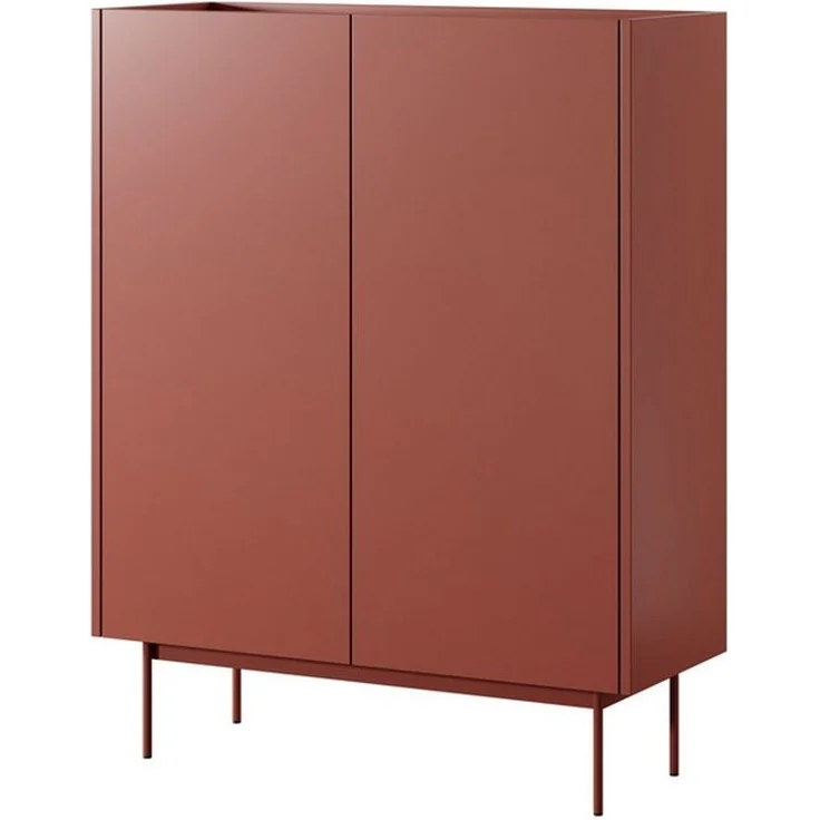 Masseno Kommode COLORE 97 cm Sideboard und 2 Türen rot – Bild 5