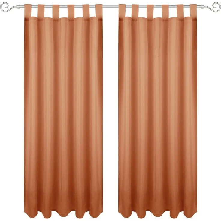 Bestgoodies Gardine Schlaufengardine, Schlaufe (2 St), Blickdichter Vorhang mit Schlaufen, Schlaufengardine – Bild 5