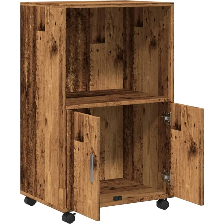 vidaXL Rollschrank Altholz-Optik 55x40x91 cm Holzwerkstoff 853189 – Bild 6
