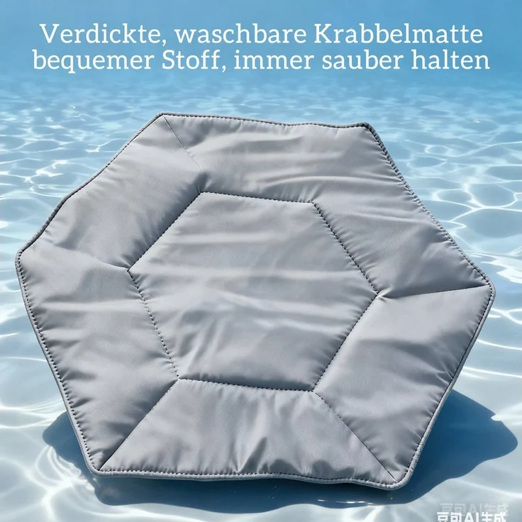 SEHAUSEU Laufgitter Laufstall baby zusammenfaltbar Krabbelgitter mit Spielmatte, mit Ozeanbällen, Tragetasche, Stehender Zugring – Bild 3