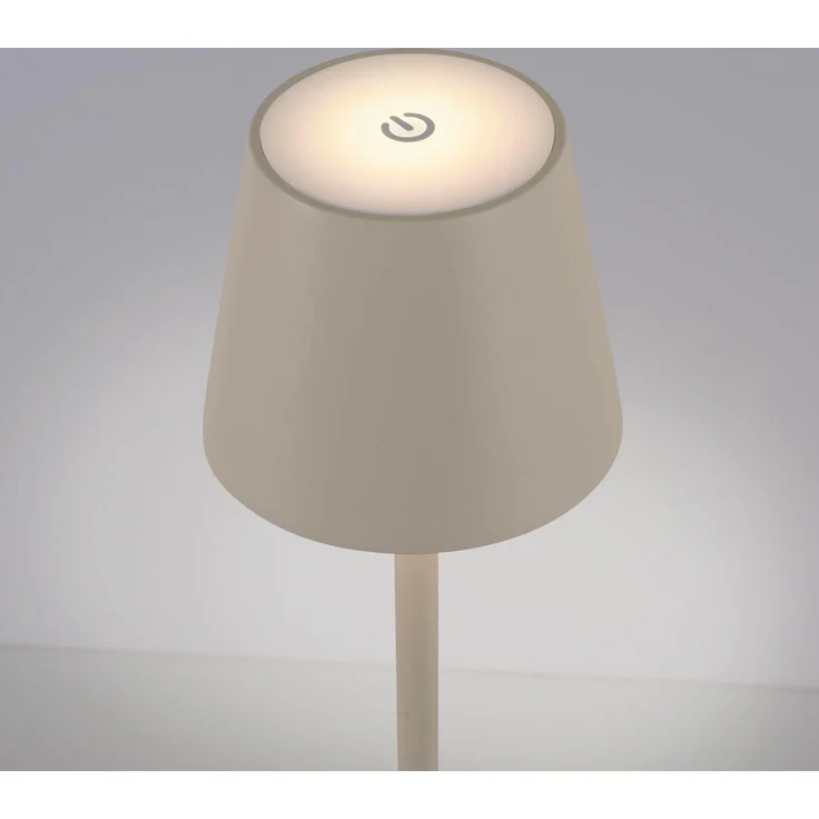 JUST LIGHT LED-Akku-Tischleuchte 19250-40 grau-beige, 2,5 W, 320 lm, 3000 K, IP54 – Bild 9