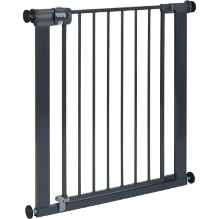 Safety 1st 'Quick Close ST' Treppenschutzgitter, für Türbreiten 73 - 80 cm, Klemmbefestigung, Schwarz – Bild 2