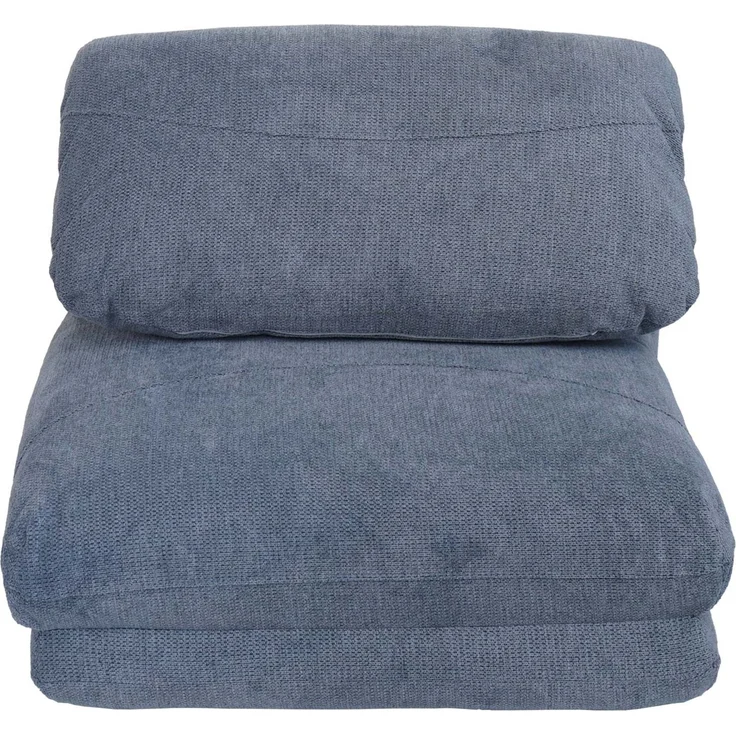 Schlafsessel HWC-E68, Schlafsofa Funktionssessel Klappsessel Relaxsessel, Stoff/Textil ~ hellblau – Bild 5