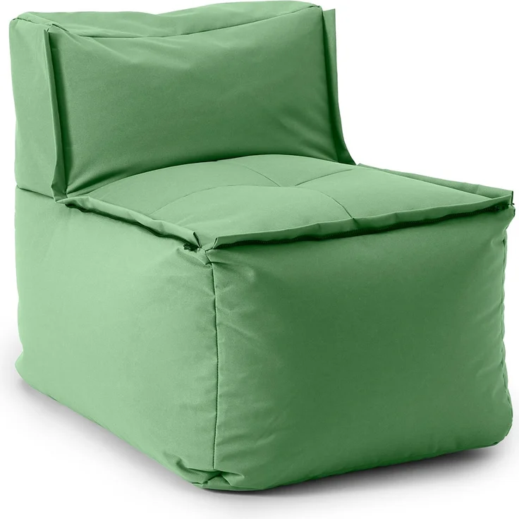 Lumaland Sitzsack-Sofa, Polyester, Mittelteil, Pastell Grün, 70 x 81 x 54 cm – Bild 1