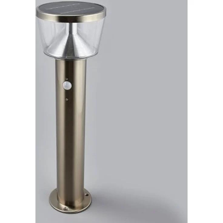 Lindby LED Solarleuchte Antje mit Bewegungsmelder, spritzwassergeschützt, Aluminium, Edelstahl, 1-flammig, für Außenbereiche – Bild 5