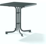 Sieger Boulevard-Klapptisch Boulevard-Klapptisch klappbar, Stahl Eisengrau 70 x 72 x 70 cm