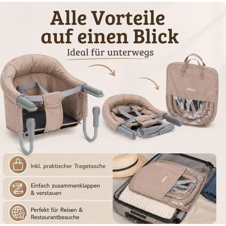 Fillikid Tischsitz Flexi Comfort Exklusiv – Bild 8