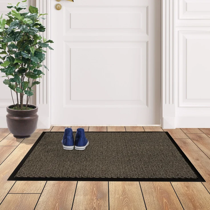 Furni24 Fußmatte - Beige-Schwarz, 80 x 120 cm – Bild 5