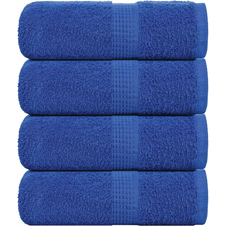 vidaXL Waschtücher FROGN 4 Stk. Blau 30x30 cm 360 g/m² 136705 – Bild 1