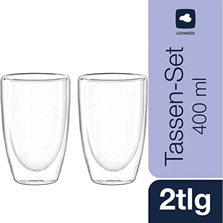 Leonardo Limited Becher 400 ml 2er-Set – Bild 3