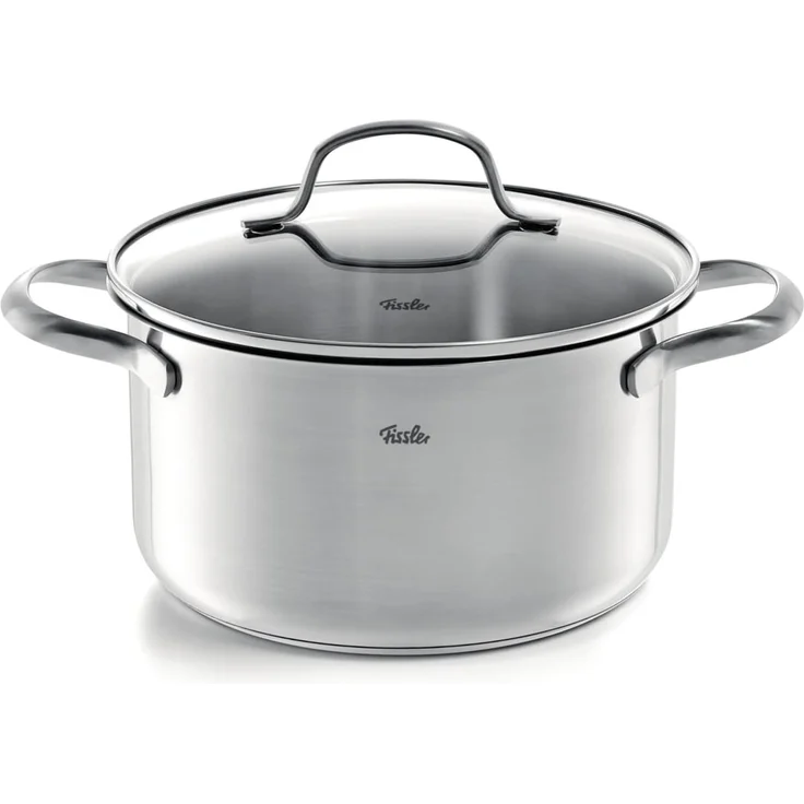 Fissler San Francisco Topf-Set 4-tlg. Induktion mit Glasdeckel Edelstahl – Bild 3