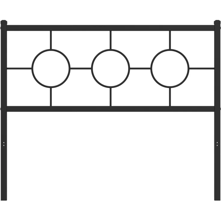 vidaXL Ersatz-Kopfteil Metall Schwarz 107 cm (Art-Nr 376256) – Bild 3