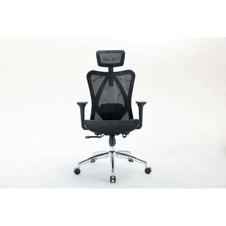 Sihoo Ergonomischer Stuhl M57, 126 x 75 cm, in Schwarz