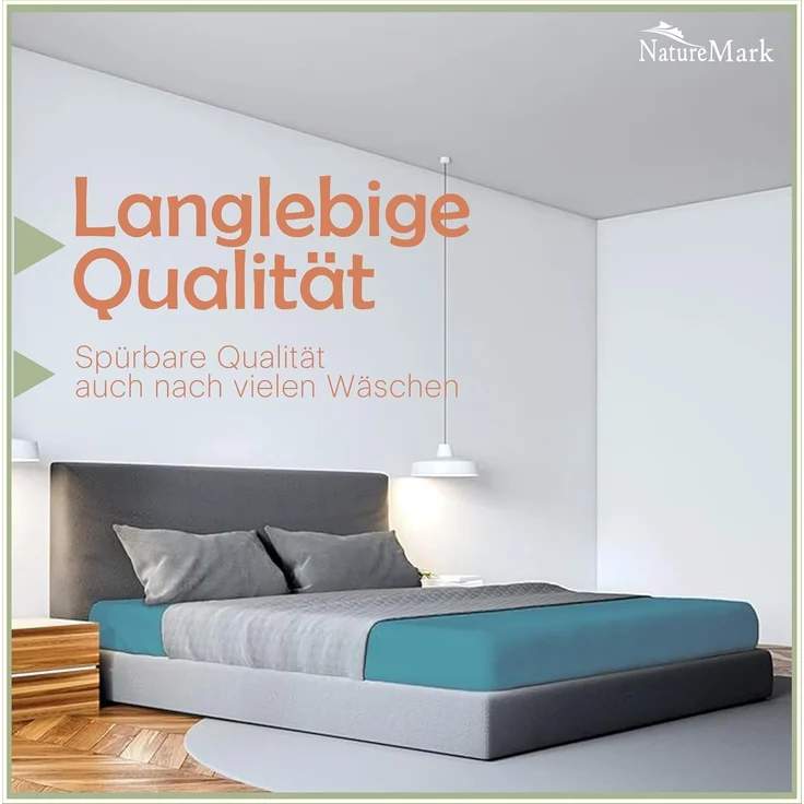 NatureMark Waschhandschuh Waschhandschuhe 500 gsm (10er-Set), 100% Baumwolle (10-St), Premium Frottier Waschhandschuhe, 15x21cm, Hell blau – Bild 4