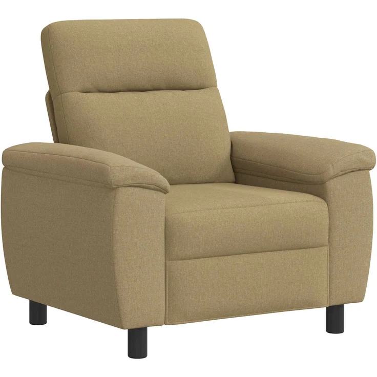 vidaXL Sofa Hellbraun 95 x 90 x 95 cm Stoff 42040913 – Bild 1