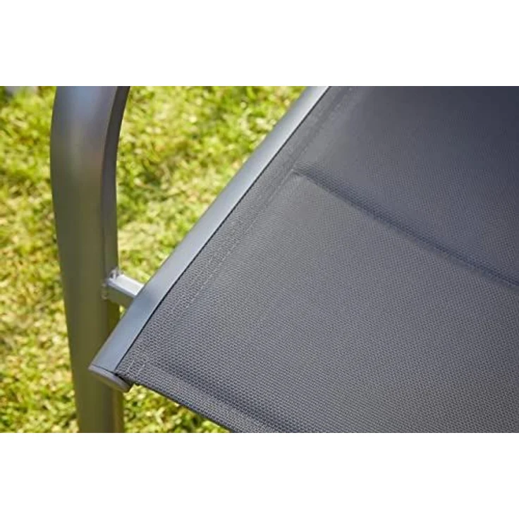 Primaster Klappstuhl Aluminium Klappsessel Gartenstuhl Campingstuhl Hochlehner – Bild 5