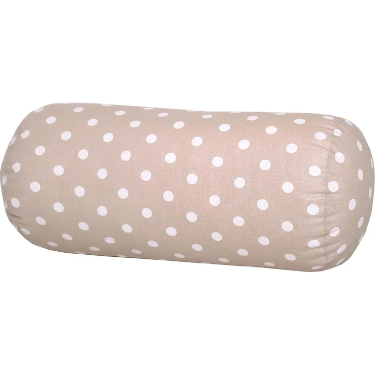 Original Dr. Berger Nackenrolle Tupfen Beige 40 x 16 cm – Bild 1