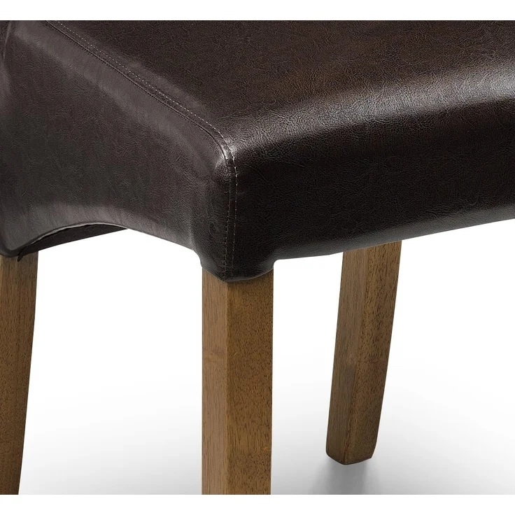 Julian Bowen Cuba Esszimmerstuhl, 2er-Set, Dunkelbraun – Bild 3