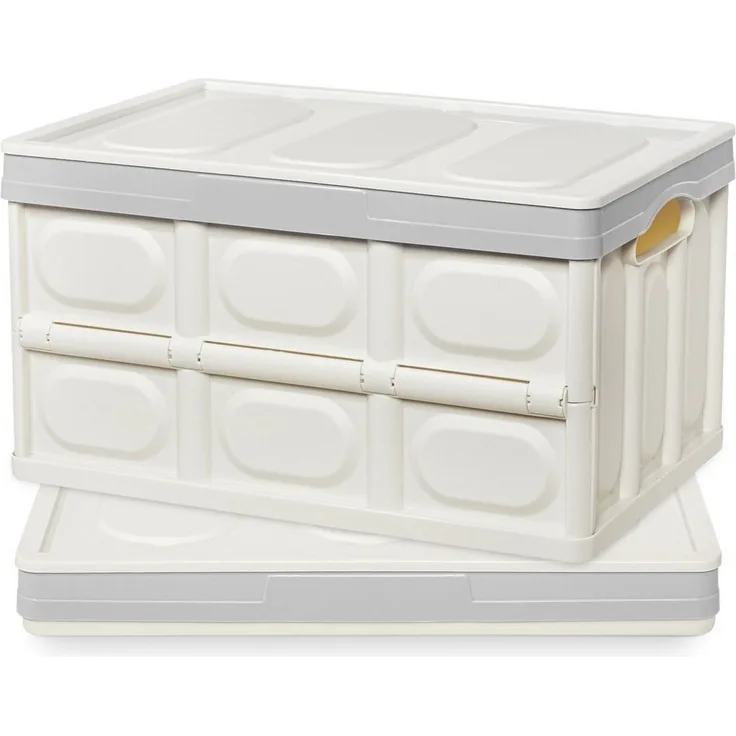 Yorbay Stapelbox Klappboxen (2 St) Faltbar Aufbewahrungsbox, Für Kleidung, Spielzeug, Bücher