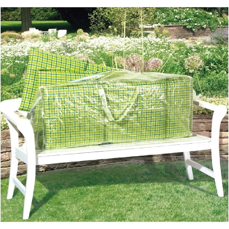Tragetasche für Gartenmöbel Auflagen 125x32x50cm transparent 2427