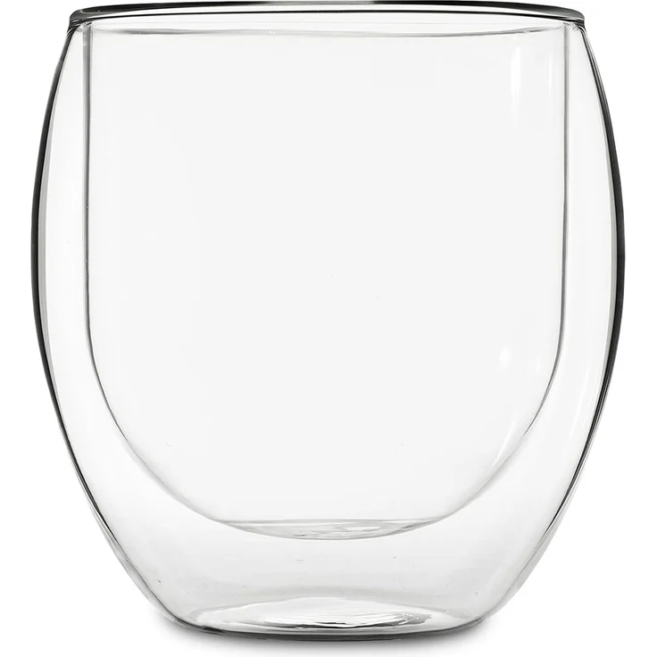 DUOS Jumbo doppelwandiges Thermoglas 310ml Borosilikatglas handgemacht Transparent – Bild 6