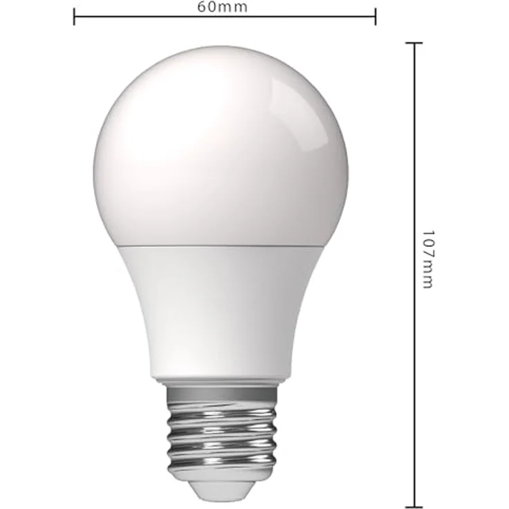 Led SMD Leuchtmittel - Klassisch A60 E27 8W 806lm 4000K Opal 180° "" – Bild 2