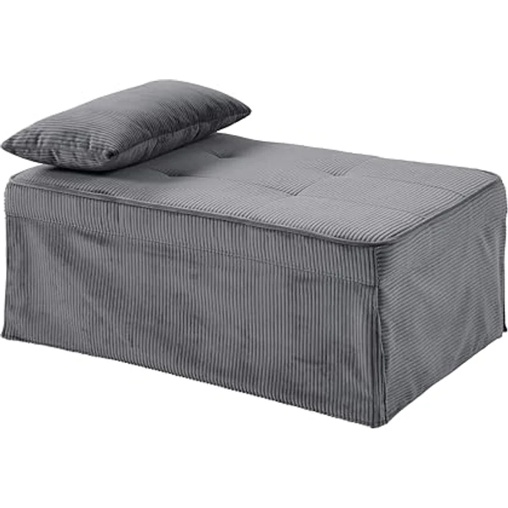 ATLANTIC home collection Schlafsofa Finn, wandelbar zum Loungesessel, Relaxliege und Gästebett, inkl. Kissen – Bild 2