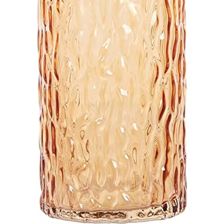Blumenvase PLATANIA 20 cm Glas Orange – Bild 5