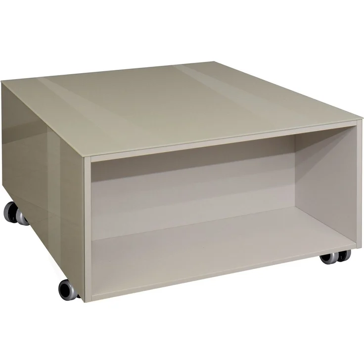 Mäusbacher Couchtisch Nova, Couchtisch auf Rollen BHT 75/42/75 cm mit 1 Schublade, 1 offenes Fach – Bild 3