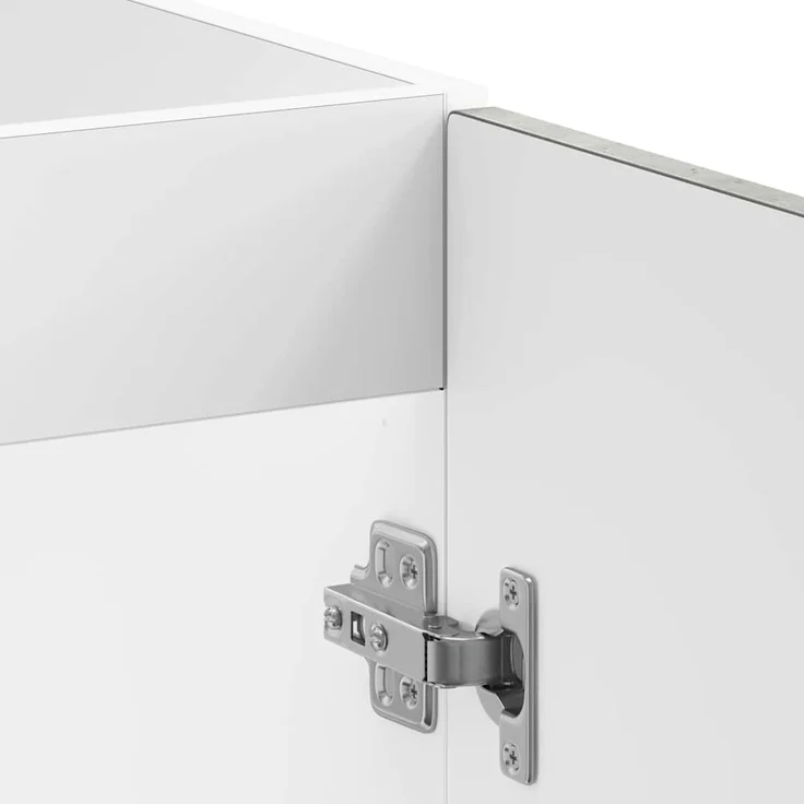 vidaXL Spülenunterschrank Kalmar Betongrau 80x46x81,5 cm Holzwerkstoff 853451 – Bild 8