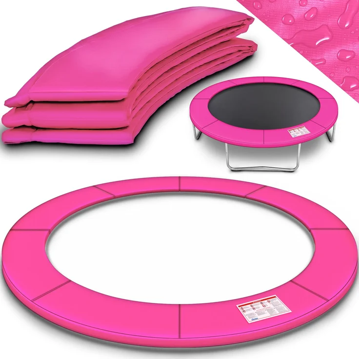 KIDUKU® Trampolin Randabdeckung Pink Ø305 cm Federabdeckung reißfest Randschutz – Bild 2