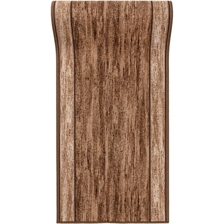 Mazovia Läufer Läufer Teppichläufer Brücke - Vorzimmer Küche - Braun, 67 x 100 cm, Kurzflor, Rutschfest, Meterware, Verschiedene Größen – Bild 1