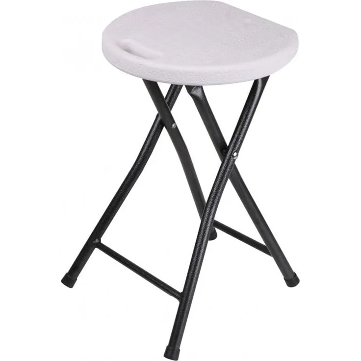 Sunnydays Sitzhocker Klapp-Hocker Klappstuhl Klapphocker Stuhl 30 x 30 x 45 (H) cm (Sitzfläche: 29 x 27 cm), praktischer Tragegriff im Sit