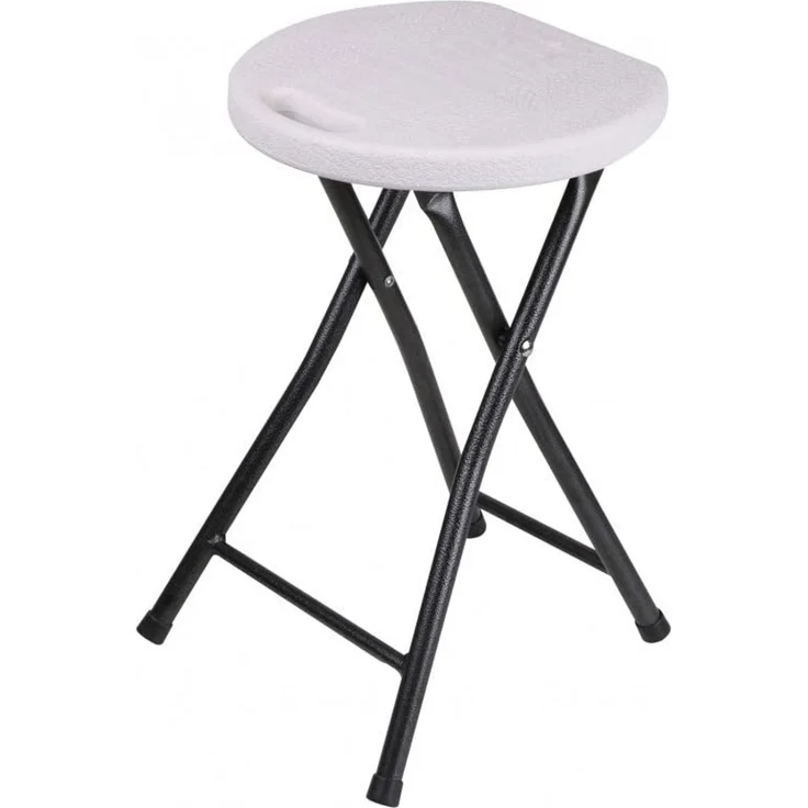 Sunnydays Sitzhocker Klapp-Hocker Klappstuhl Klapphocker Stuhl 30 x 30 x 45 (H) cm (Sitzfläche: 29 x 27 cm), praktischer Tragegriff im Sit – Bild 1