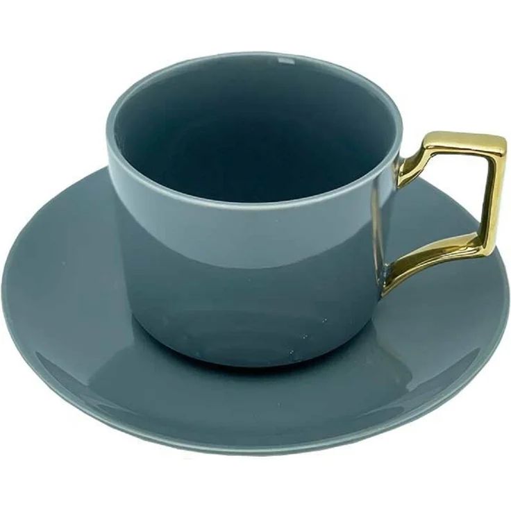 Aliya Kaffee-Set mit 12 Teilen 190 ml – Perfekt für jeden Anlass Anthrazit – Bild 2