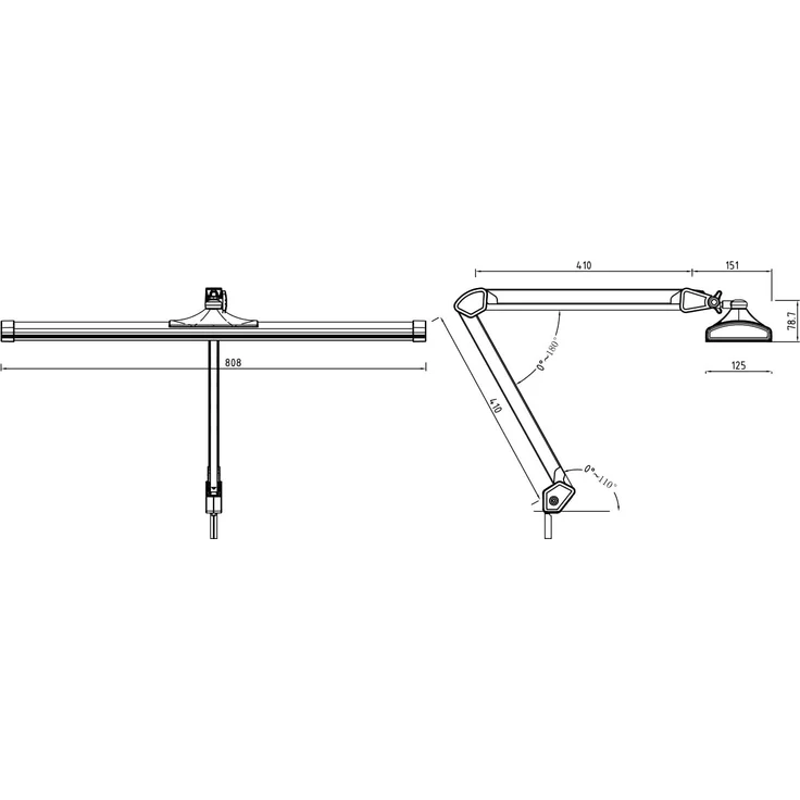 Semplix LED Arbeitslicht -, LED fest integriert – Bild 5