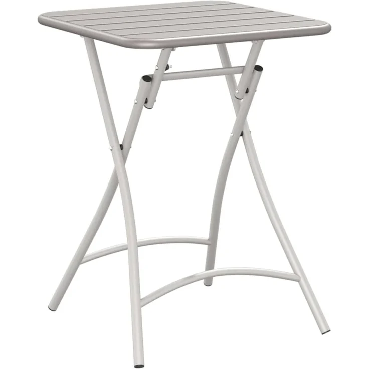 vidaXL Bistrotisch Beige 55 x 55 x 72,5 cm Pulverbeschichteter Stahl 42002947 – Bild 6