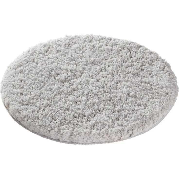 OTTO home Badematte Micro exclusiv, Badvorleger, Badezimmer Teppich, Höhe 55 mm, rutschhemmend beschichtet, fußbodenheizungsgeeignet, schnell trocknend, strapazierfähig, Polyester, rund, Badteppich, Badematten auch als 3 teiliges Set & rund erhältlich