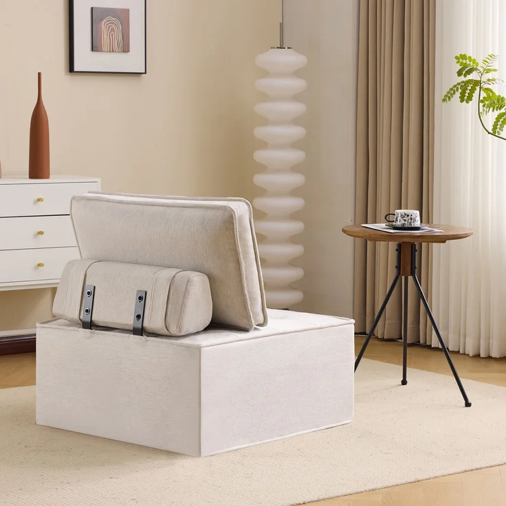 EINHOM Einzelsofa, Kleine Sitzgarnitur, Wohnzimmer-Sessel, Sitzsack, Sofa für Schlafzimmer, Gästezimmer oder Kinderzimmer – Bild 6